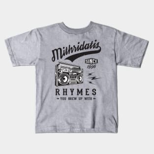 Rhymes You Grew Up With - Black Kids T-Shirt